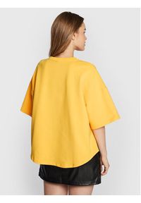 Puma T-Shirt Infuse 535641 Żółty Relaxed Fit. Kolor: żółty. Materiał: bawełna #4