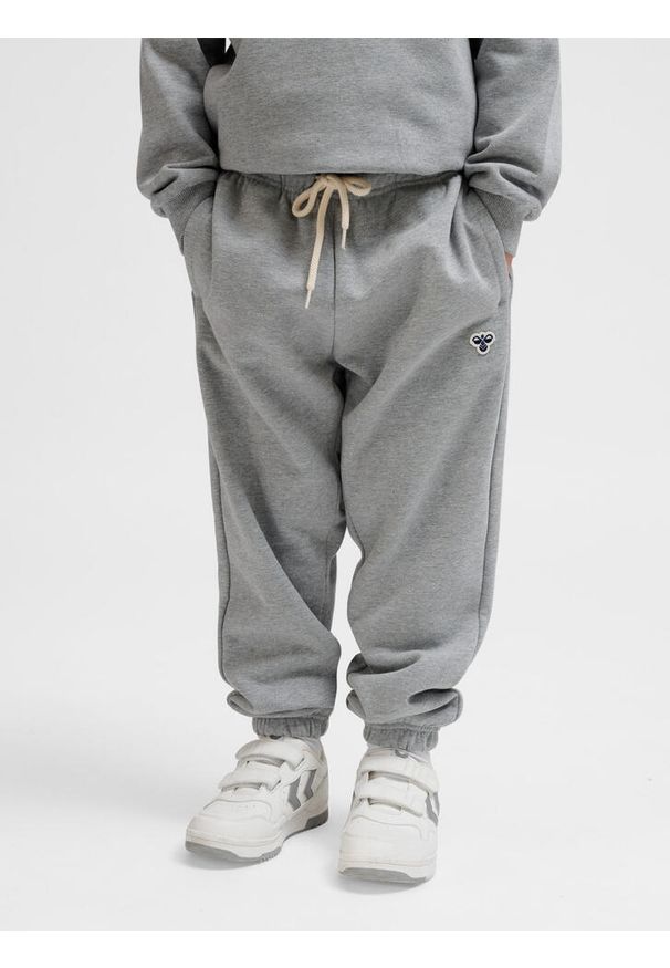 Spodnie dresowe dla dzieci Hummel Bee. Kolor: szary. Materiał: dresówka. Sport: joga i pilates