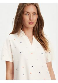 United Colors of Benetton - United Colors Of Benetton Polo 36QJD300X Beżowy Regular Fit. Typ kołnierza: polo. Kolor: beżowy. Materiał: bawełna #5