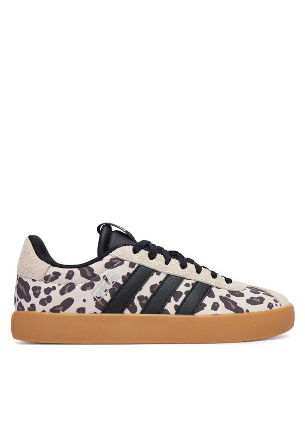 Adidas - adidas Sneakersy Vl Court 3.0 Shoes KI2689 Beżowy. Kolor: beżowy. Materiał: zamsz, skóra