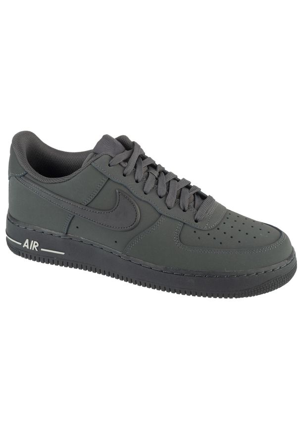 Nike - Buty sportowe Sneakersy męskie, Air Force 1 '07. Kolor: czarny. Model: Nike Air Force. Sport: turystyka piesza