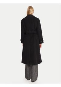Marella Płaszcz wełniany Balcone 2523016112 Czarny Regular Fit. Kolor: czarny. Materiał: syntetyk #3