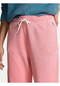 Polo Ralph Lauren Spodnie dresowe 211935585002 Różowy Regular Fit. Kolor: różowy. Materiał: bawełna