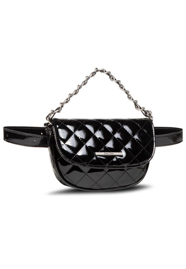 DeeZee Saszetka nerka RC18473 Czarny. Kolor: czarny. Materiał: skóra