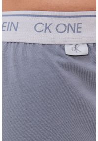 Calvin Klein Underwear Szorty piżamowe męskie gładka. Kolor: niebieski. Materiał: dzianina. Wzór: gładki