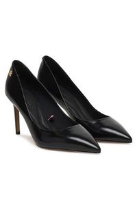 TOMMY HILFIGER - Tommy Hilfiger Szpilki Essential Pointed Pump FW0FW09362 Czarny. Kolor: czarny. Materiał: skóra. Obcas: na szpilce #3