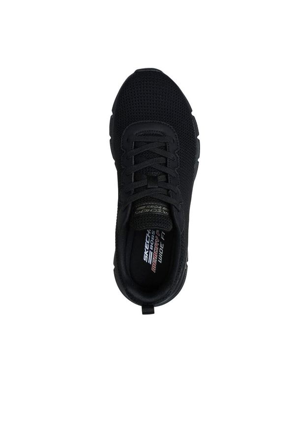 skechers - Buty do chodzenia damskie Skechers Bobs Sport B Flex. Zapięcie: sznurówki. Kolor: czarny. Materiał: syntetyk, materiał. Szerokość cholewki: normalna. Model: Skechers Sport. Sport: turystyka piesza