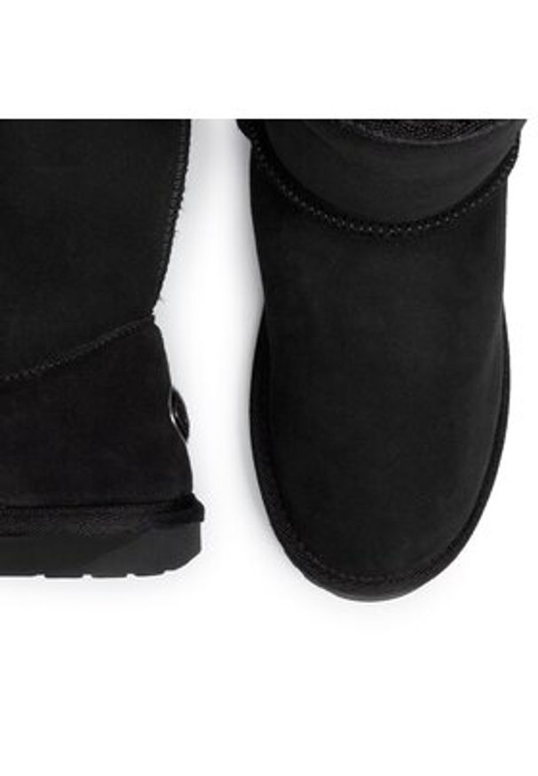 EMU Australia Śniegowce Platinum Stinger Slim Lo WP20002 Czarny. Kolor: czarny. Materiał: skóra, zamsz