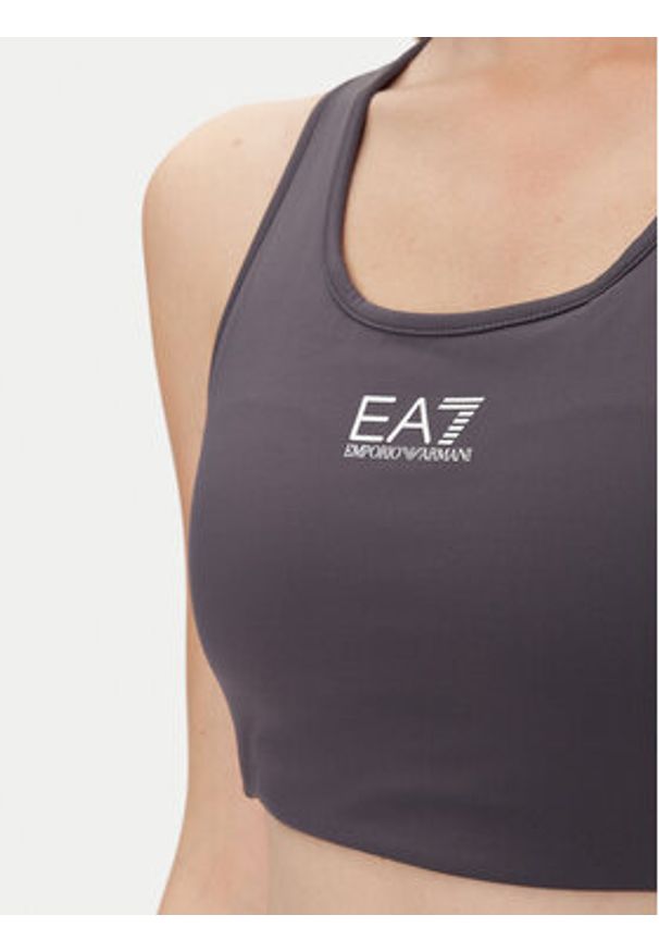 EA7 Emporio Armani Biustonosz sportowy 7W000231 AF12625 U8115 Szary. Kolor: szary. Materiał: syntetyk