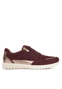 Sneakersy Caprice. Kolor: czerwony