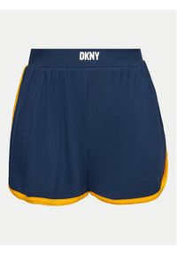 DKNY Piżama YI70014 Granatowy Regular Fit. Kolor: niebieski. Materiał: wiskoza