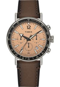 Zegarek Timex Zegarek męski Timex TW2W47300 brązowy. Kolor: brązowy #1