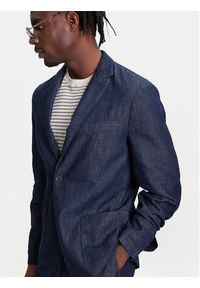 United Colors of Benetton - United Colors Of Benetton Marynarka 20QFUW01X Granatowy Regular Fit. Kolor: niebieski. Materiał: bawełna #5