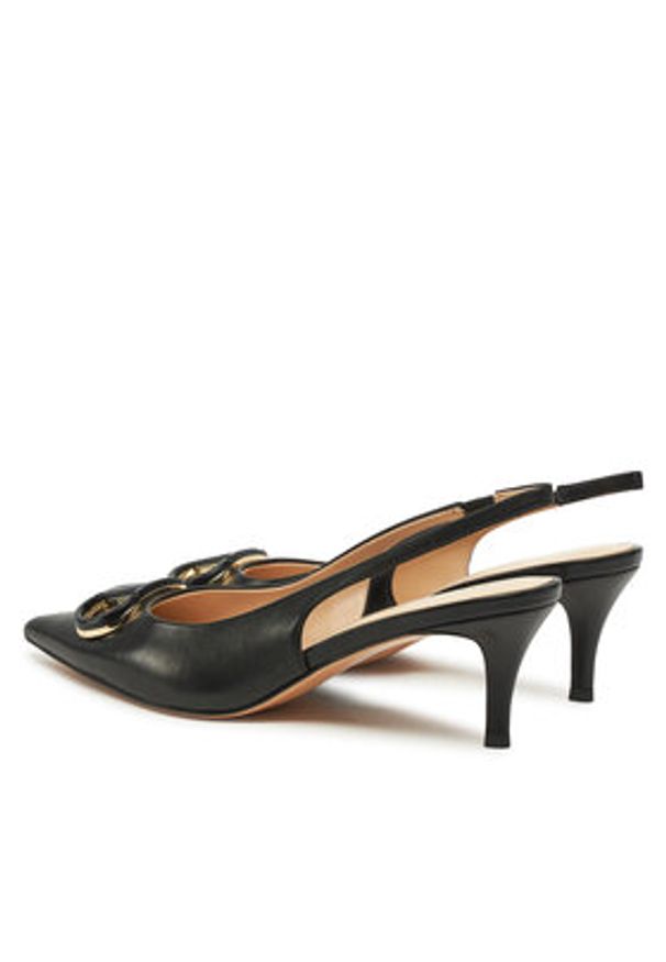 TwinSet - TWINSET Szpilki 251TCP062 Czarny. Kolor: czarny. Materiał: skóra. Obcas: na szpilce