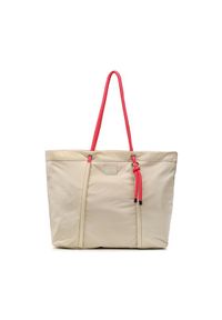 Tommy Jeans Torebka Tjw Beach Summer Tote AW0AW14583 Beżowy. Kolor: beżowy