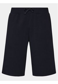 Guess Szorty materiałowe Clovis M4GD10 KBK32 Granatowy Loose Fit. Kolor: niebieski. Materiał: bawełna #4
