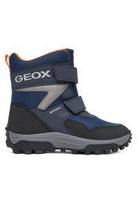 Śniegowce Geox. Kolor: niebieski