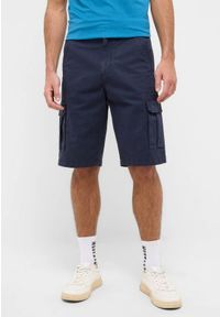 Mustang - MĘSKIE SZORTY CARGO MUSTANG Houston Cargo Shorts - Navy Blazer 1016460 5324