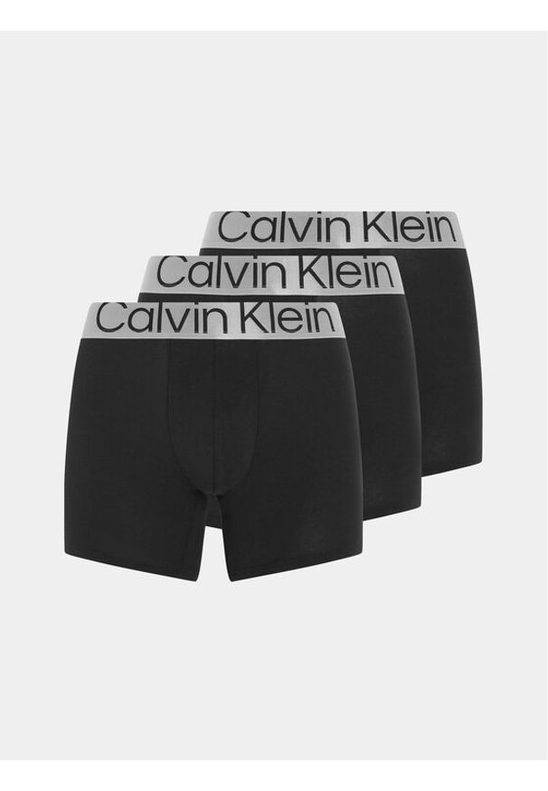 Calvin Klein Underwear Komplet 3 par bokserek 000NB3131A Czarny Regular Fit. Kolor: czarny. Materiał: bawełna