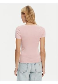Guess T-Shirt O5RI02 KBBU1 Różowy Regular Fit. Kolor: różowy. Materiał: bawełna #3