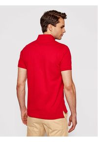 TOMMY HILFIGER - Tommy Hilfiger Polo 1985 MW0MW17771 Czerwony Slim Fit. Typ kołnierza: polo. Kolor: czerwony. Materiał: bawełna #2