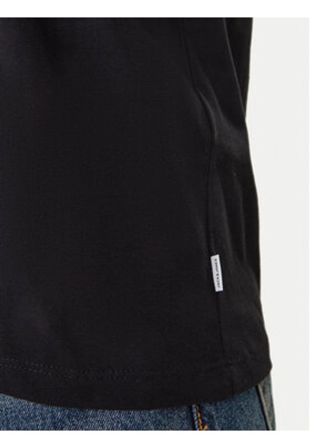 Jack & Jones T-Shirt Orrganic Basic 12156101 Czarny Slim Fit. Kolor: czarny. Materiał: bawełna