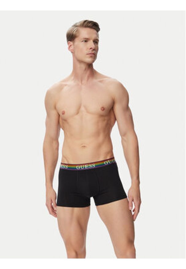 Guess Komplet bokserek U6GG31 KCD31 Czarny. Kolor: czarny. Materiał: syntetyk