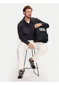 Vans Plecak Old Skool Print Backpack VN000H50BLK1 Czarny. Kolor: czarny. Materiał: materiał. Wzór: nadruk #1