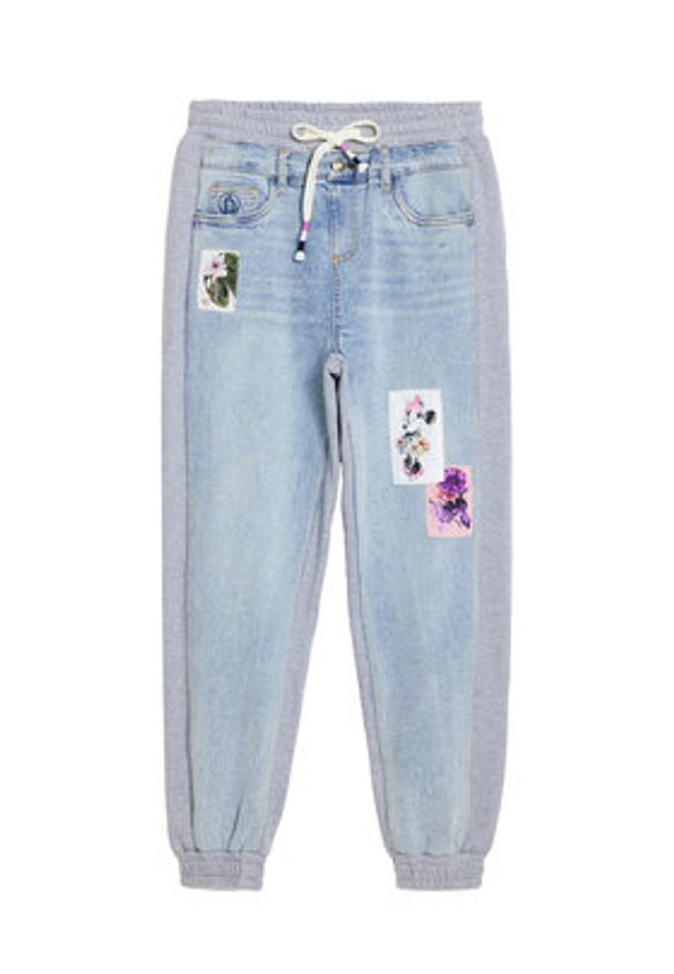 Desigual Jeansy Mnnie 25SWDD72 Niebieski Loose Fit. Kolor: niebieski