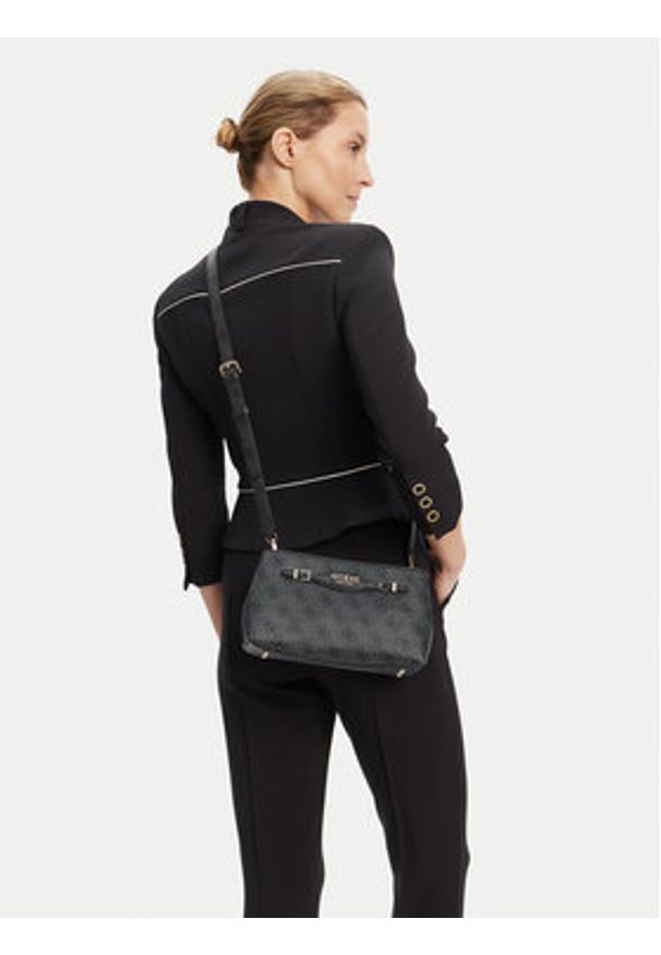 Guess Torebka Katya HWSG96 52120 Szary. Kolor: szary. Materiał: skórzane