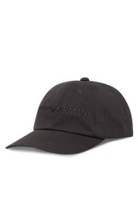 Emporio Armani Czapka z daszkiem EM001319 AF14032 U8168 Czarny. Kolor: czarny. Materiał: bawełna #1