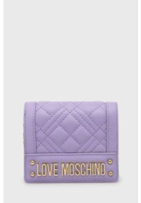 Love Moschino portfel damski kolor fioletowy. Kolor: fioletowy #1