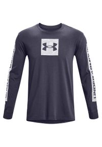 Bluza Under Armour Camo Boxed Sportstyle, Mężczyźni. Kolor: niebieski. Materiał: materiał, bawełna. Sport: fitness