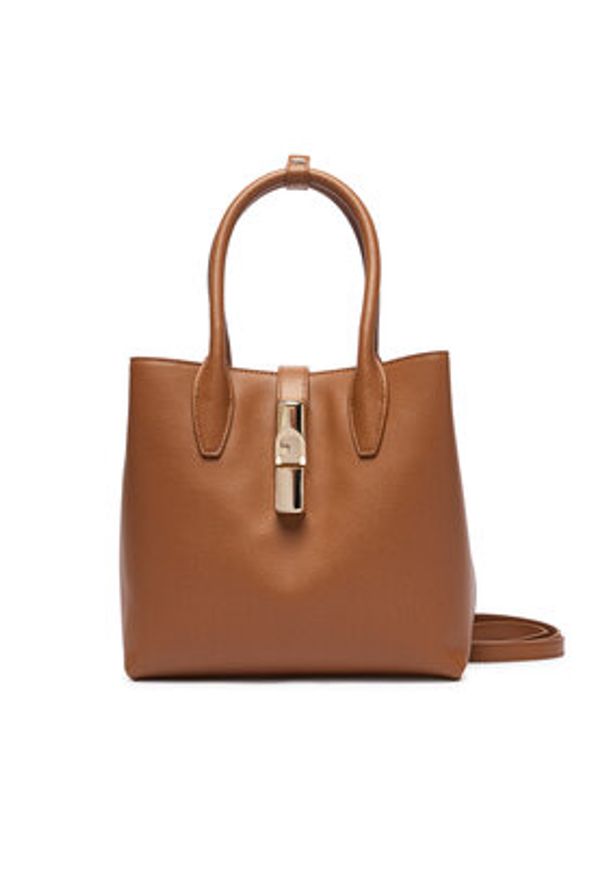 Furla Torebka Goccia S WB01949 ARE000 KH 4557S Brązowy. Kolor: brązowy. Materiał: skórzane