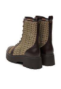 MICHAEL Michael Kors Botki Blake 40T5BKFE5Y Brązowy. Kolor: brązowy. Materiał: materiał #4