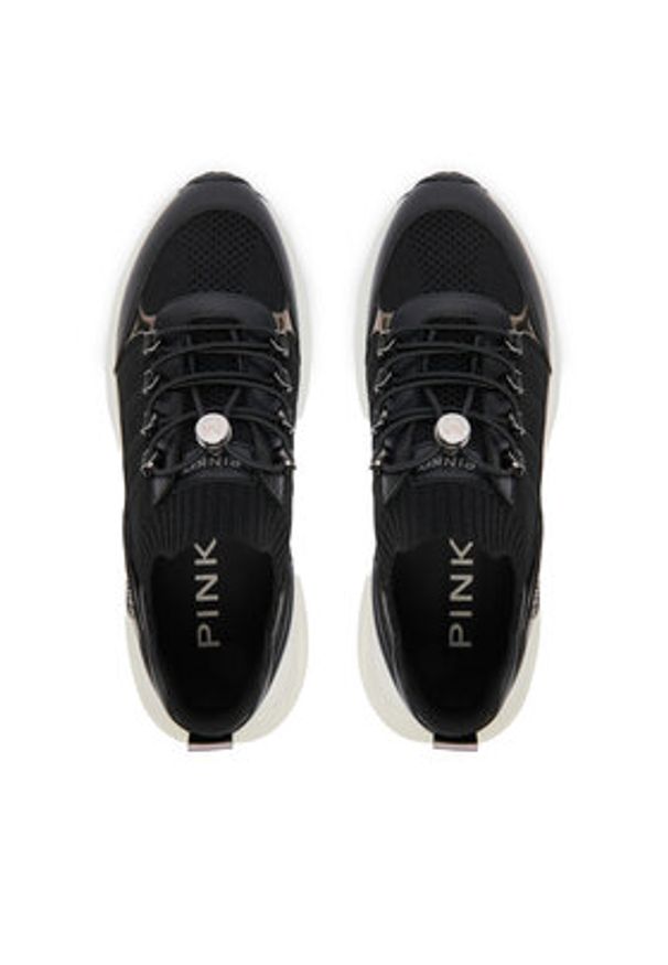 Pinko - PINKO Sneakersy Ariel 34 SS0141 P128 Czarny. Kolor: czarny. Materiał: skóra
