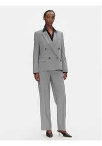 BOSS Marynarka Jaleto9 50543302 Szary Slim Fit. Kolor: szary. Materiał: wełna #4