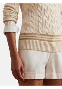 Lauren Ralph Lauren - LAUREN RALPH LAUREN Sweter 200963658001 Écru Relaxed Fit. Materiał: bawełna #4