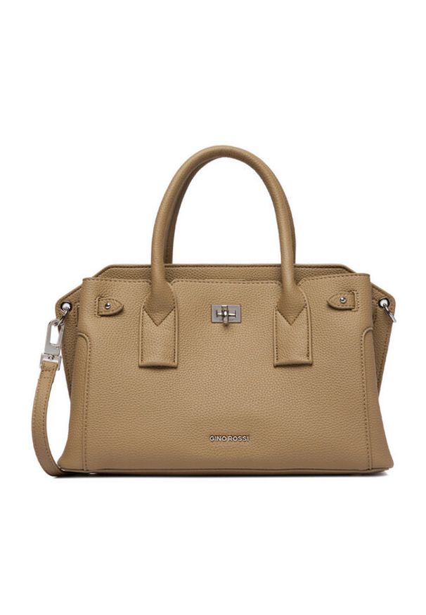 Gino Rossi - GINO ROSSI Torebka EO-LX20081 Beżowy. Kolor: beżowy