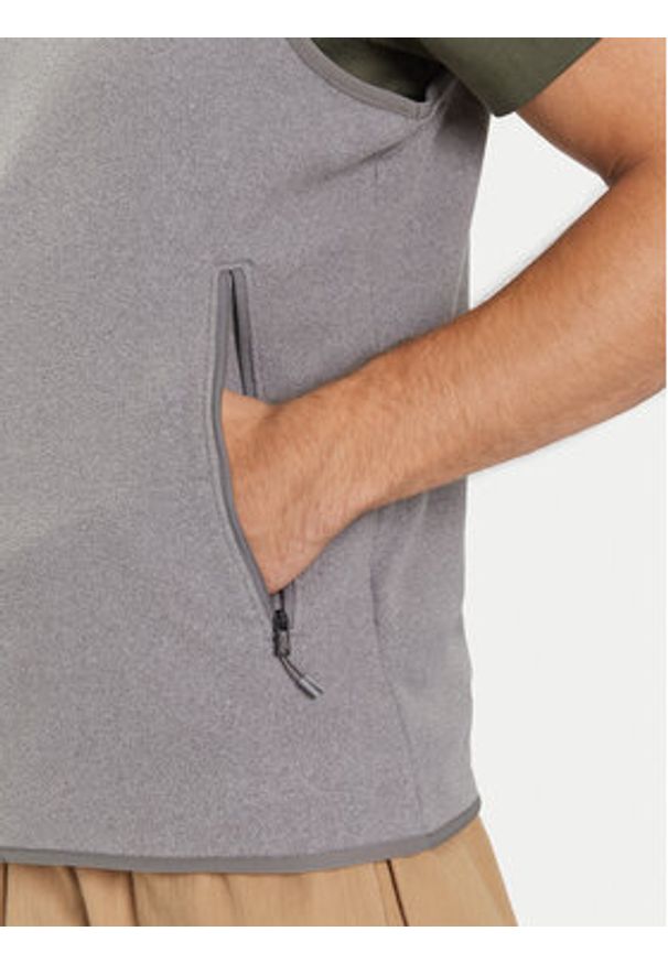 The North Face Kamizelka Glacier NF0A8DQN Szary Regular Fit. Kolor: szary. Materiał: syntetyk