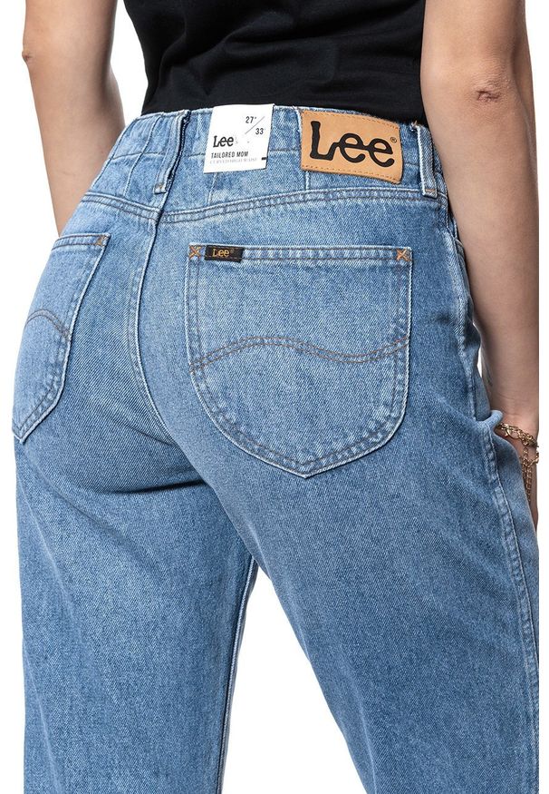 Lee - SPODNIE DAMSKIE LEE TAILORED MOM LIGHT STONE L31IGAQA 112107148