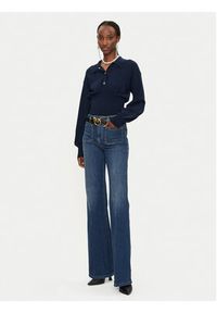 Pinko Sweter Costina 104016 A15S Granatowy Regular Fit. Kolor: niebieski. Materiał: syntetyk #3