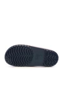 Klapki męskie Crocs Bayaband Slide. Kolor: niebieski. Materiał: materiał, syntetyk
