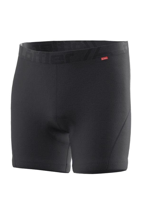 LOFFLER - Spodenki rowerowe Löffler Elastic 2.0. Kolor: czarny. Sezon: lato. Sport: kolarstwo, turystyka piesza
