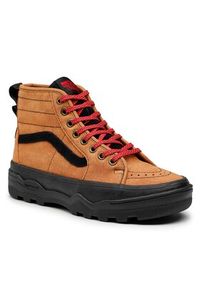 Vans Sneakersy Sentry Sk8-Hi VN0A5KY5Y491 Brązowy. Kolor: brązowy. Materiał: zamsz, skóra