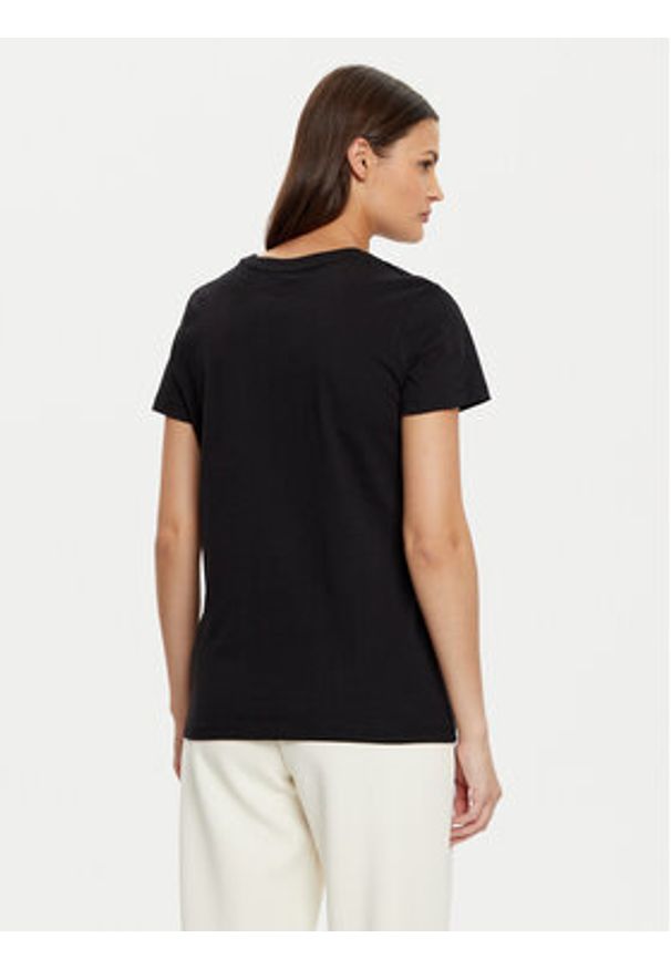 Guess T-Shirt V5RI06 I3Z14 Czarny Regular Fit. Kolor: czarny. Materiał: bawełna