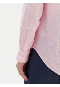 Polo Ralph Lauren Koszula 211970730514 Różowy Regular Fit. Typ kołnierza: polo. Kolor: różowy. Materiał: len #2