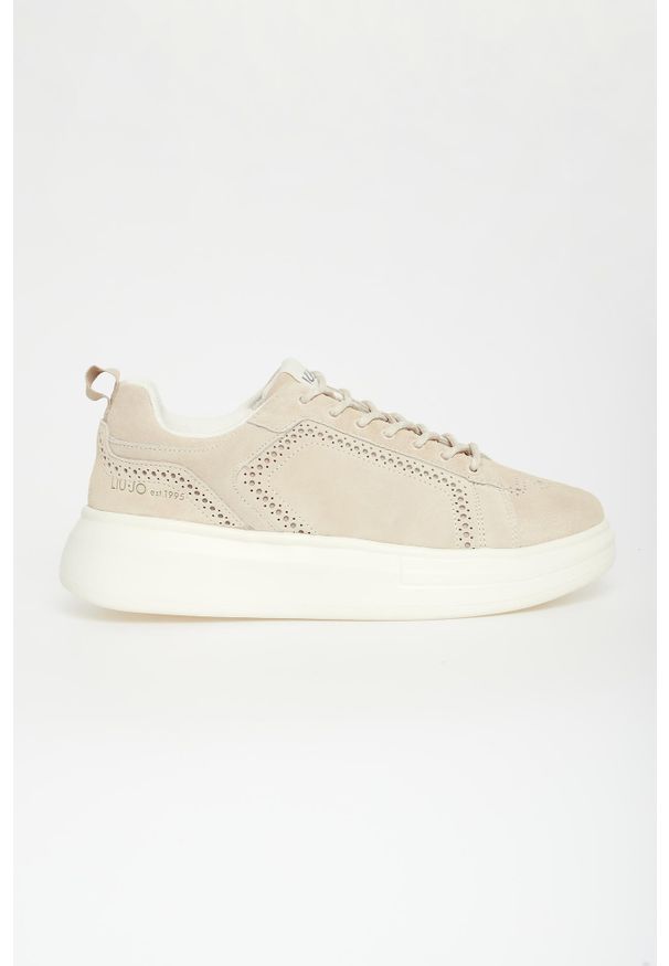 Liu Jo - Sneakersy męskie skórzane LIU JO. Materiał: skóra
