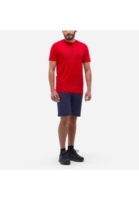 Koszulka męska z krótkim rękawem Millet Ubic Light Ts Ss M active fit. Kolor: czerwony. Materiał: tkanina, mesh. Długość rękawa: krótki rękaw. Długość: krótkie. Wzór: nadruk