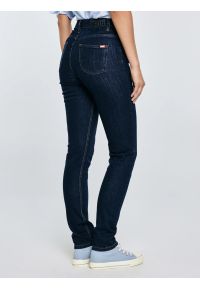 Big-Star - Jeansy damskie z wysokim stanem granatowe Katrina High Waist 720. Stan: podwyższony. Kolor: niebieski #5